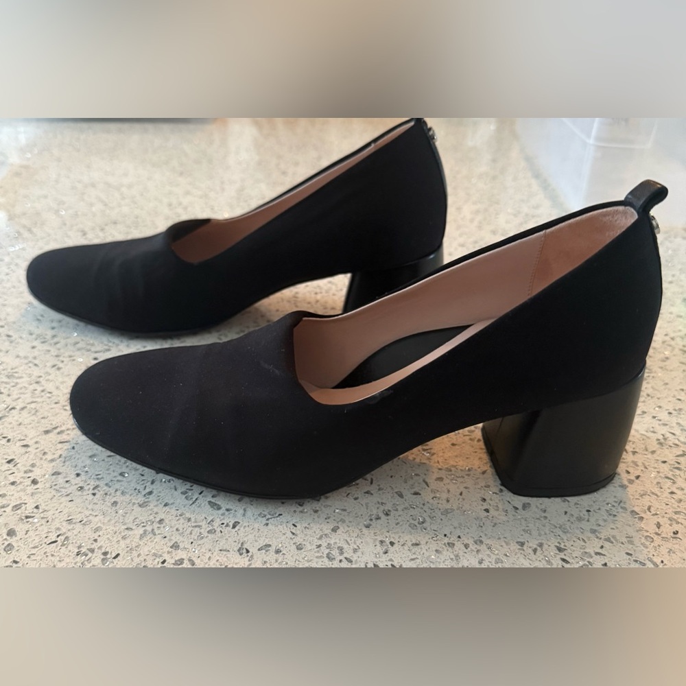 Taryn Rose black textile comfort heel. Size 8 - Picture 3 of 6